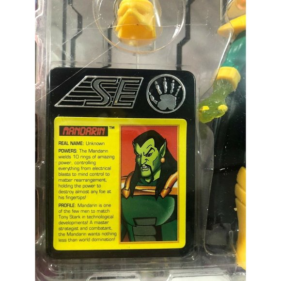 Toy Biz Marvel Iron Man 1994 Mandarin Action Figure - Picture 3 of 4